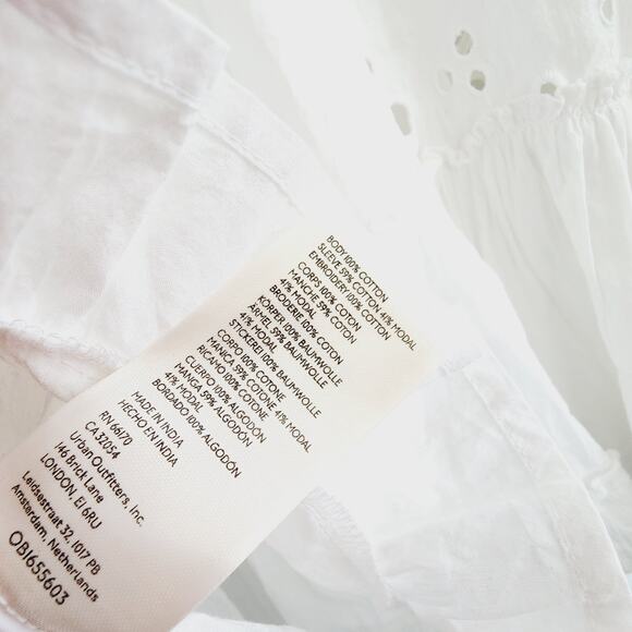 Free People White Eyelet Dress - Picture 10 of 11